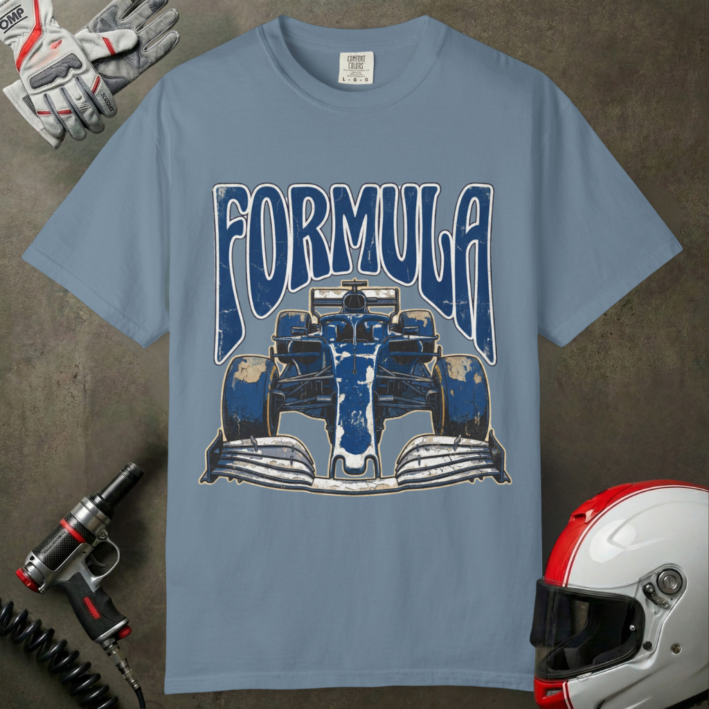 Formula Race Car T-Shirt | Retro Motorsport Graphic Tee