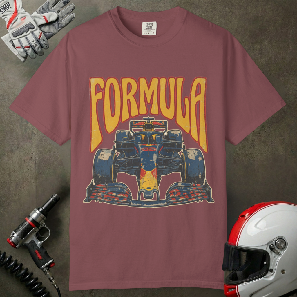 Formula Race Car T-Shirt | Retro Motorsport Graphic Tee