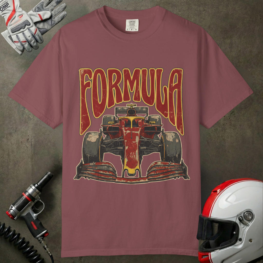 Formula Race Car T-Shirt | Retro Motorsport Graphic Tee