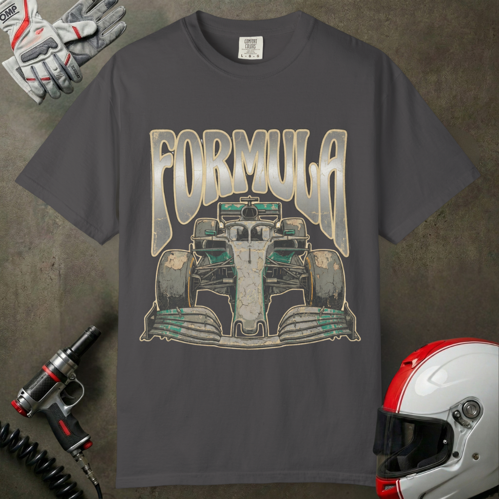 Formula Race Car T-Shirt | Retro Motorsport Graphic Tee