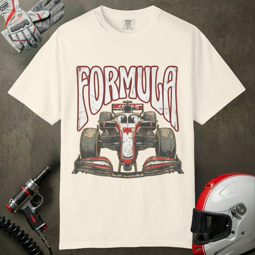 Formula Race Car T-Shirt | Retro Motorsport Graphic Tee