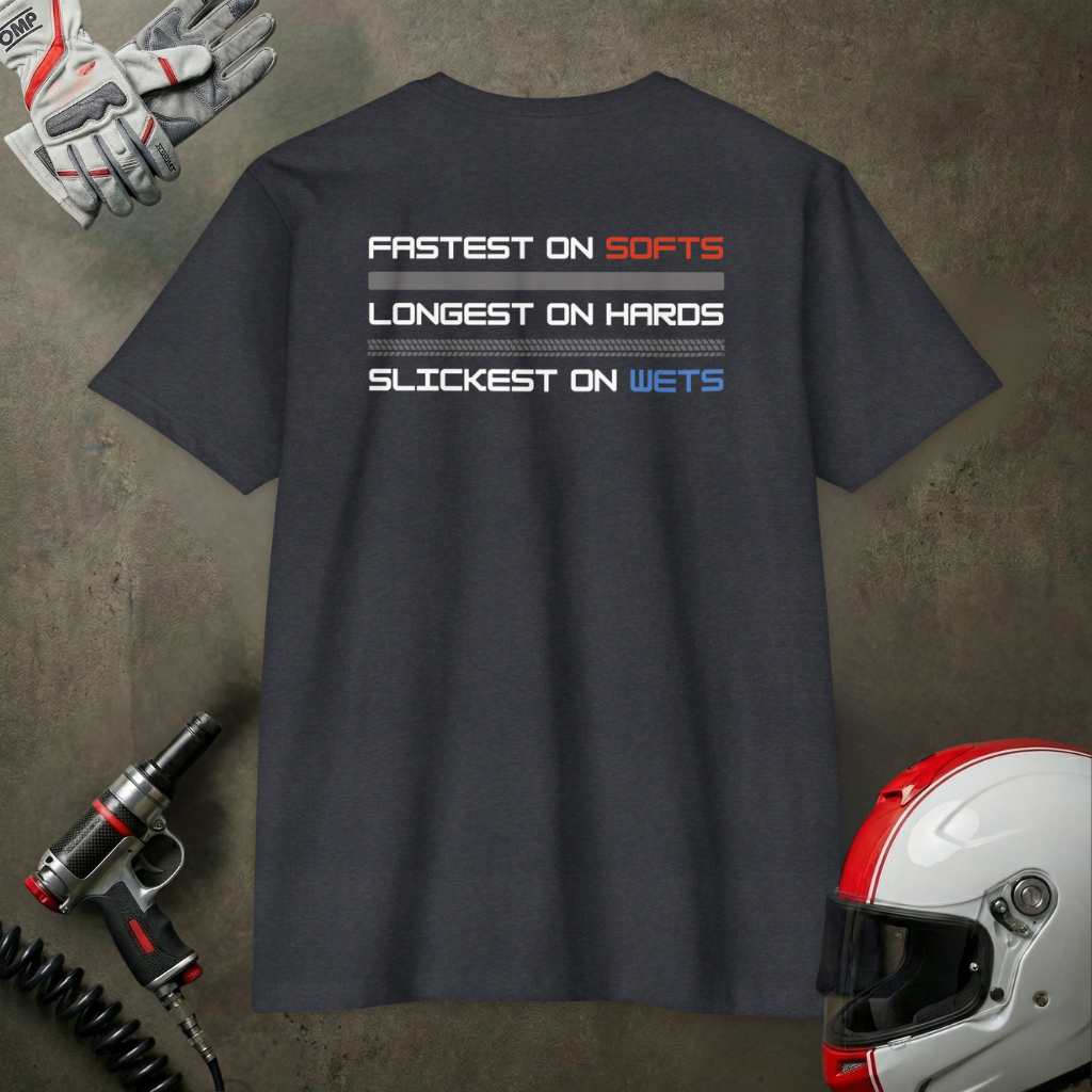 SOFT. HARD. WET graphic T-shirt | back print