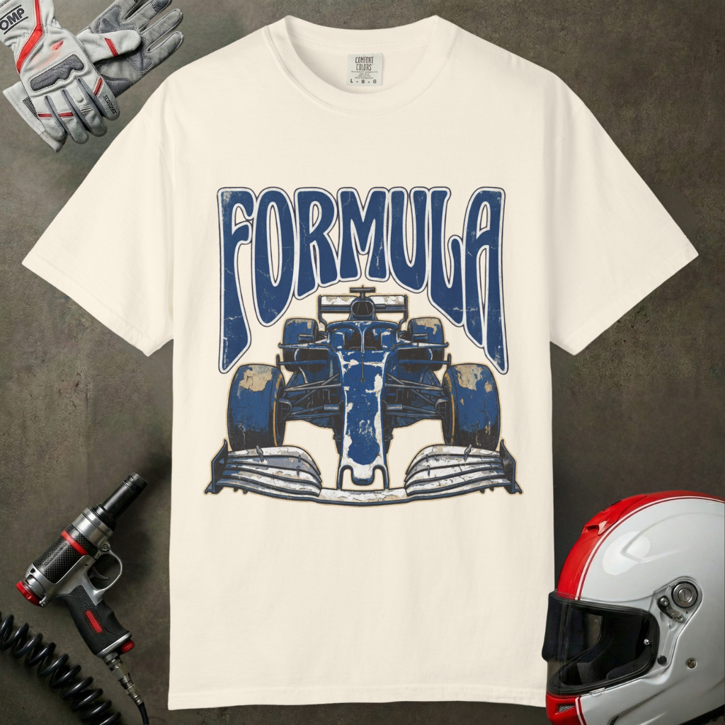 Formula Race Car T-Shirt | Retro Motorsport Graphic Tee