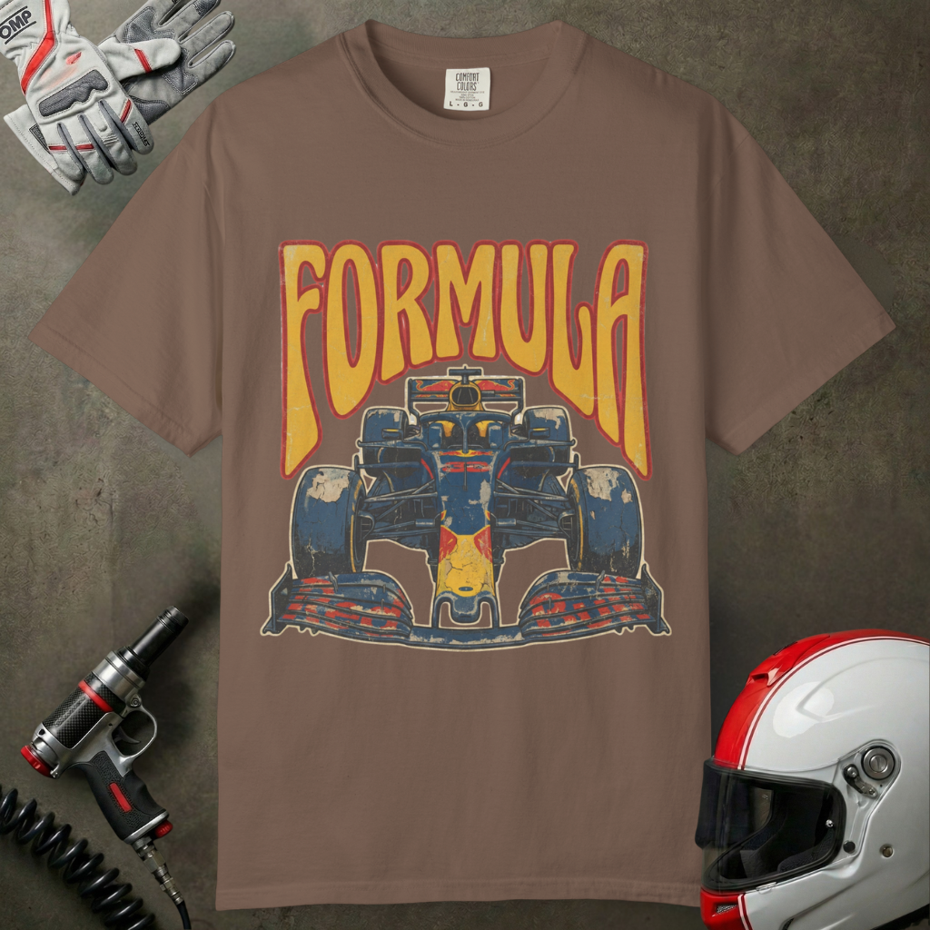 Formula Race Car T-Shirt | Retro Motorsport Graphic Tee