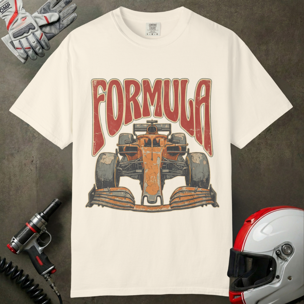 Formula Race Car T-Shirt | Retro Motorsport Graphic Tee