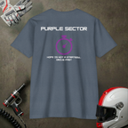 Purple Sector T-shirt | back print