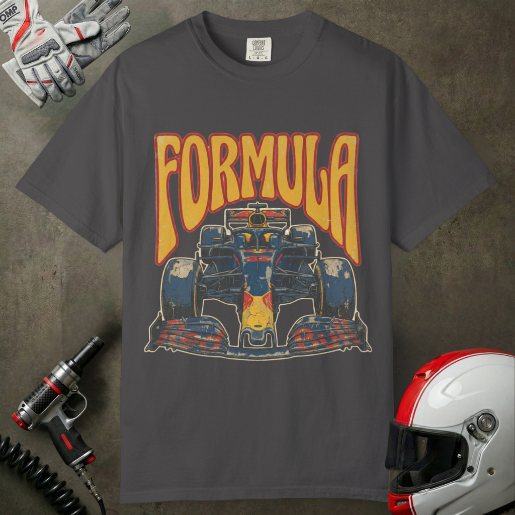 Formula Race Car T-Shirt | Retro Motorsport Graphic Tee