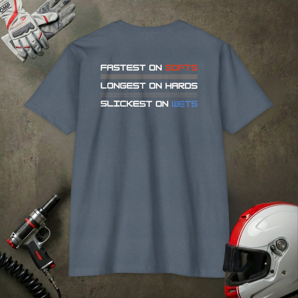 SOFT. HARD. WET graphic T-shirt | back print