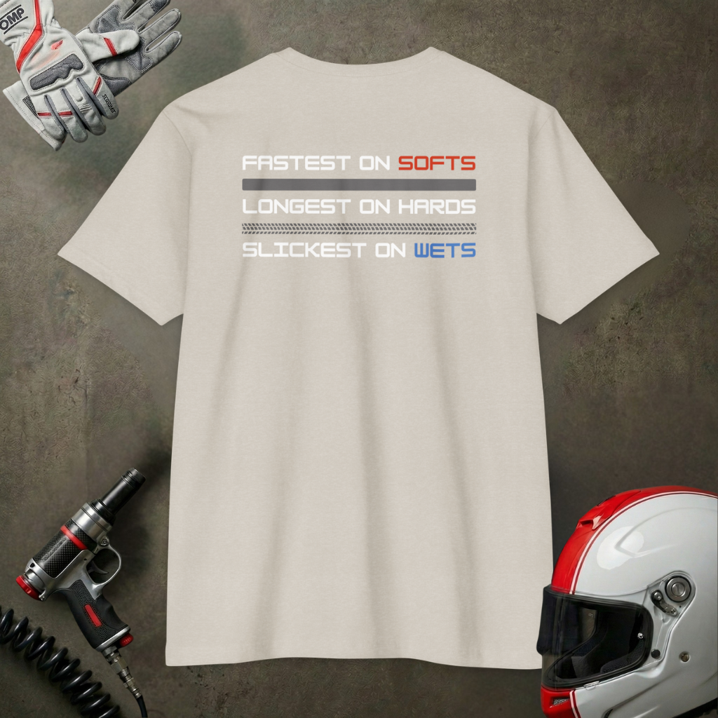 SOFT. HARD. WET graphic T-shirt | back print