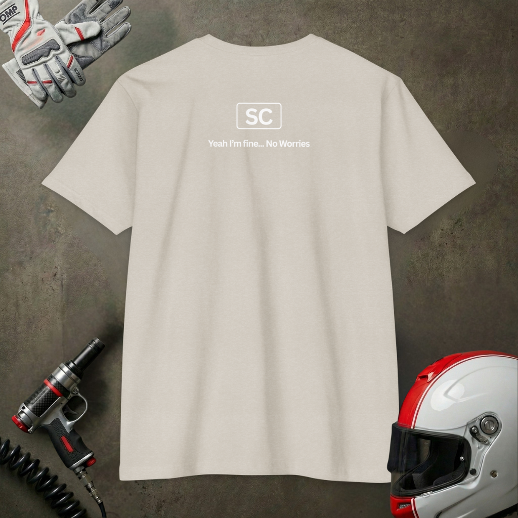 Safety Car graphic T-shirt | back print
