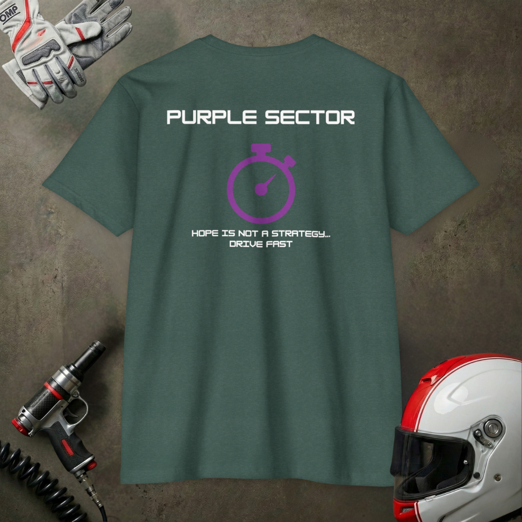 Purple Sector T-shirt | back print