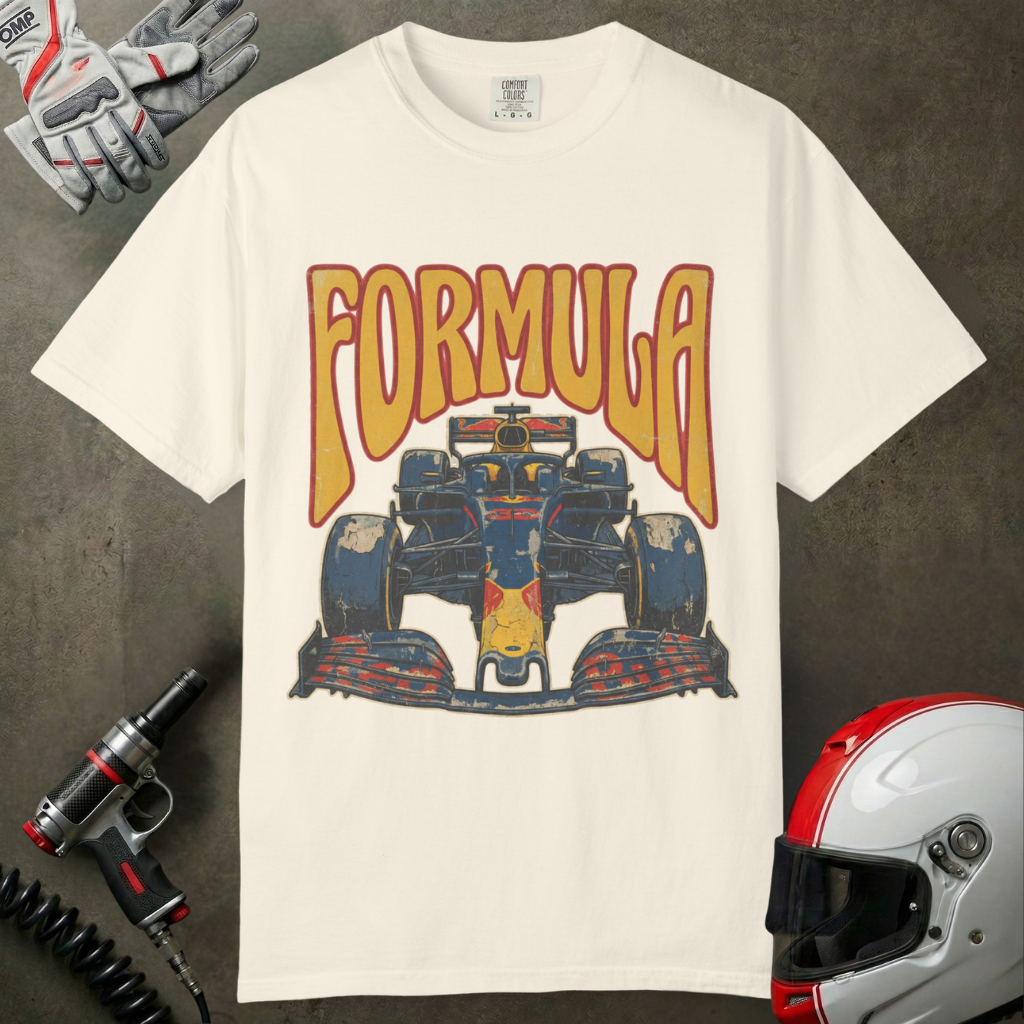 Formula Race Car T-Shirt | Retro Motorsport Graphic Tee