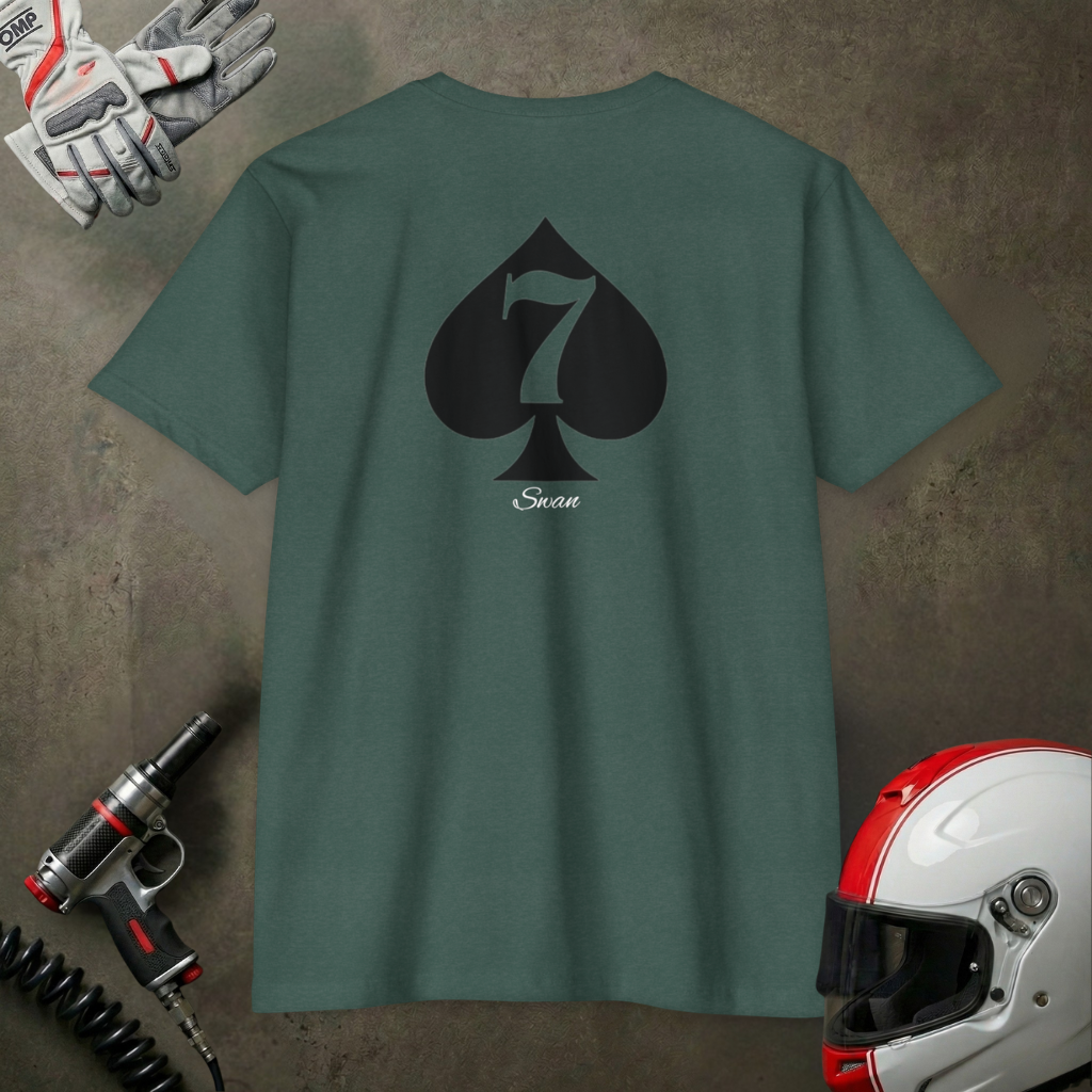 7 Spades graphic T-shirt | back print