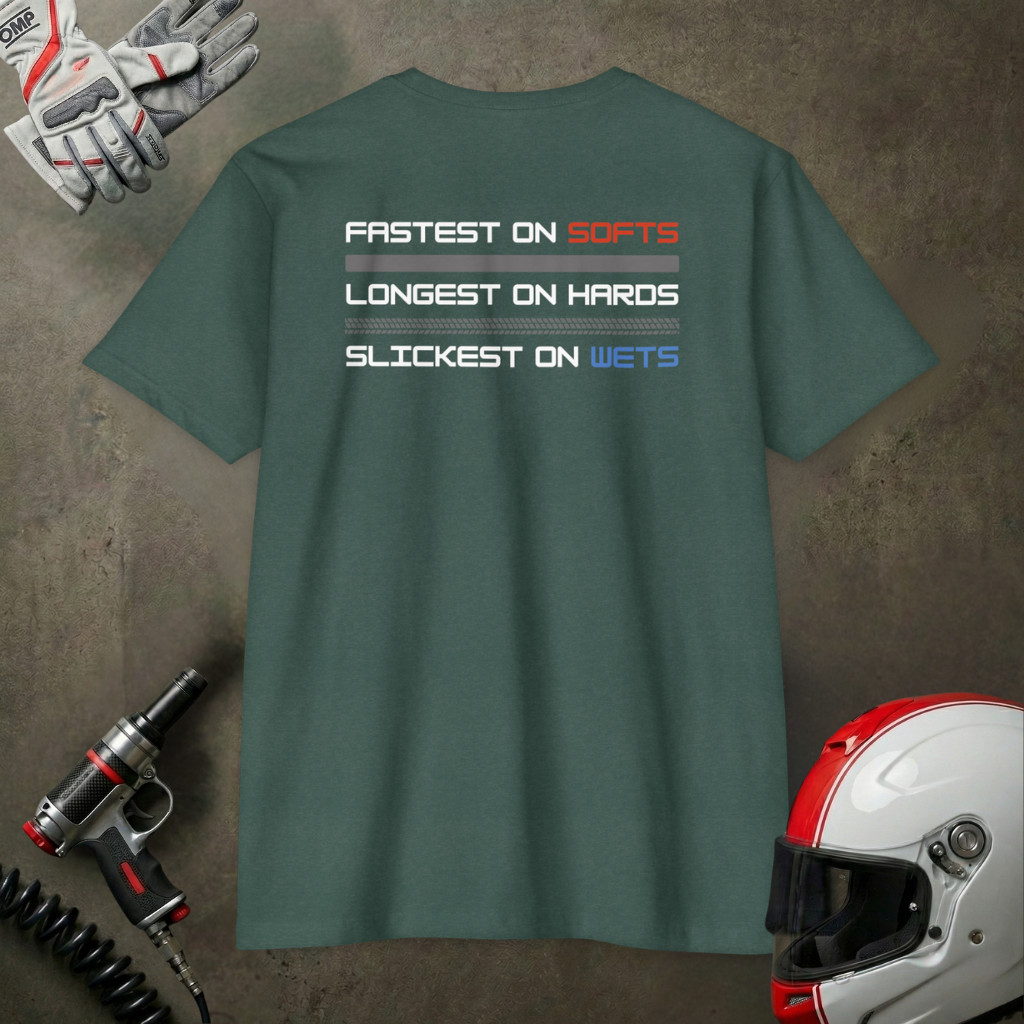 SOFT. HARD. WET graphic T-shirt | back print