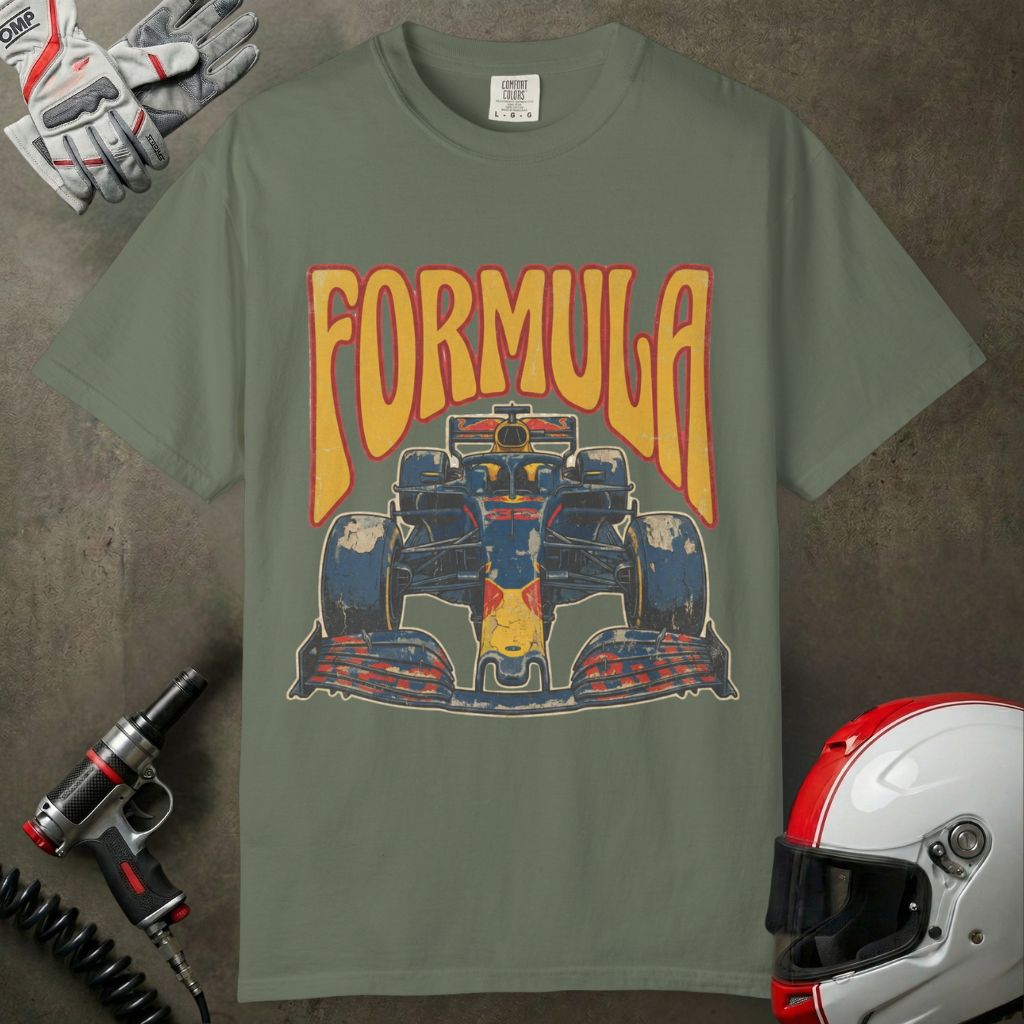 Formula Race Car T-Shirt | Retro Motorsport Graphic Tee