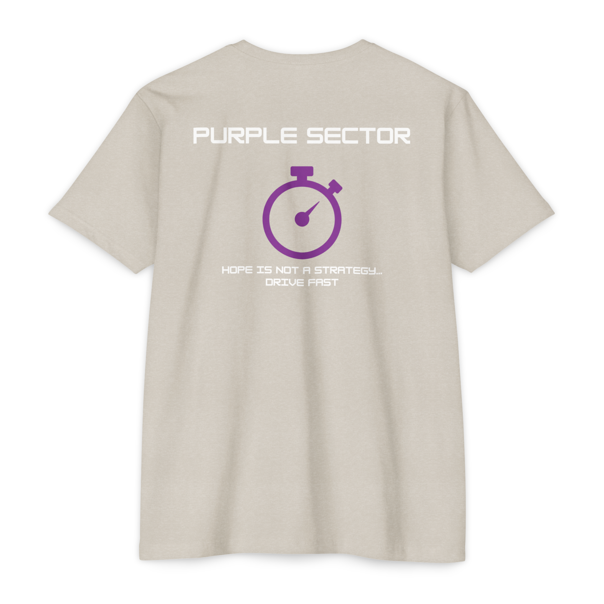 Purple Sector T-shirt | back print