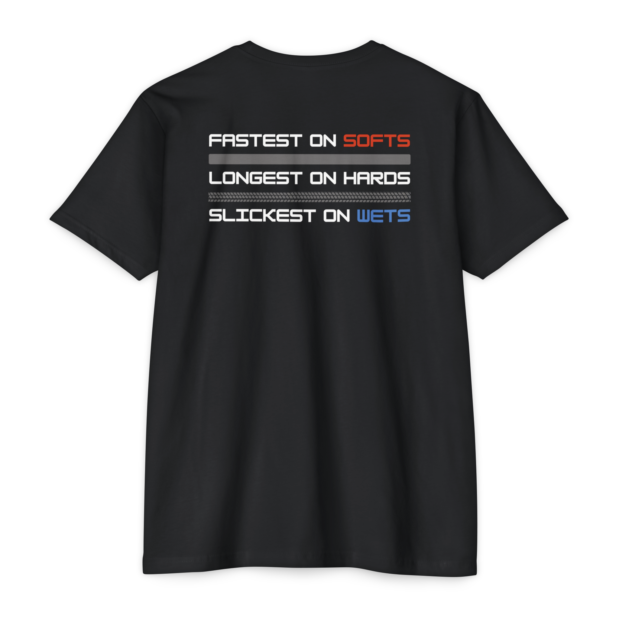 SOFT. HARD. WET graphic T-shirt | back print