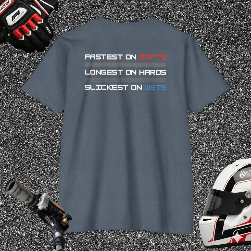 SOFT. HARD. WET graphic T-shirt | back print