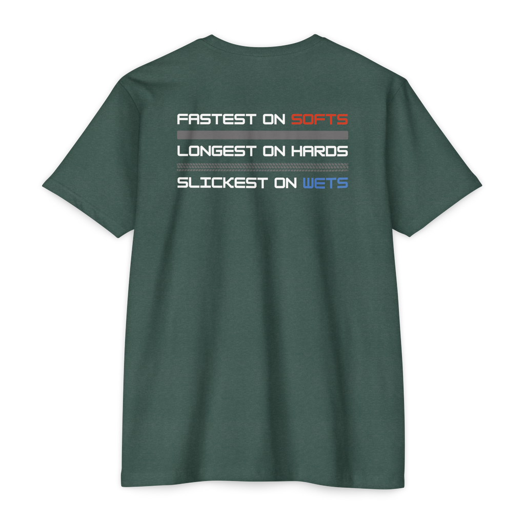 SOFT. HARD. WET graphic T-shirt | back print