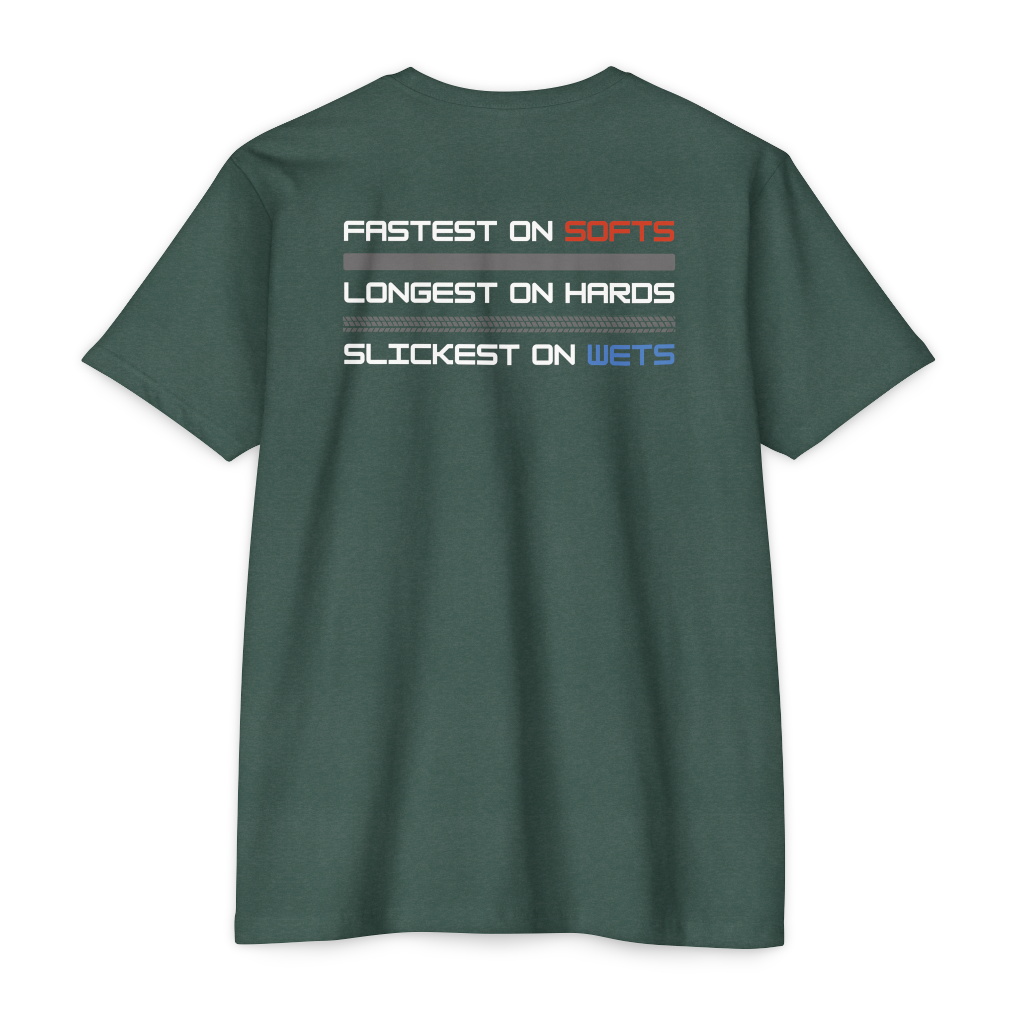 SOFT. HARD. WET graphic T-shirt | back print