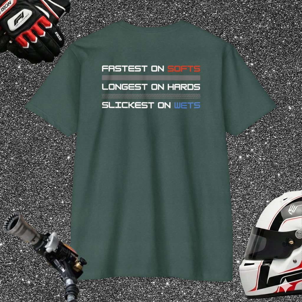 SOFT. HARD. WET graphic T-shirt | back print