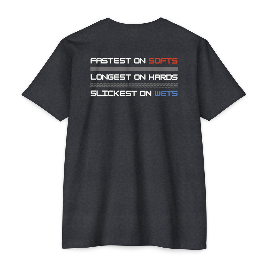 SOFT. HARD. WET graphic T-shirt | back print