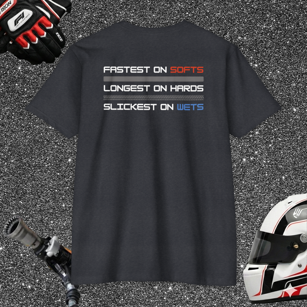 SOFT. HARD. WET graphic T-shirt | back print