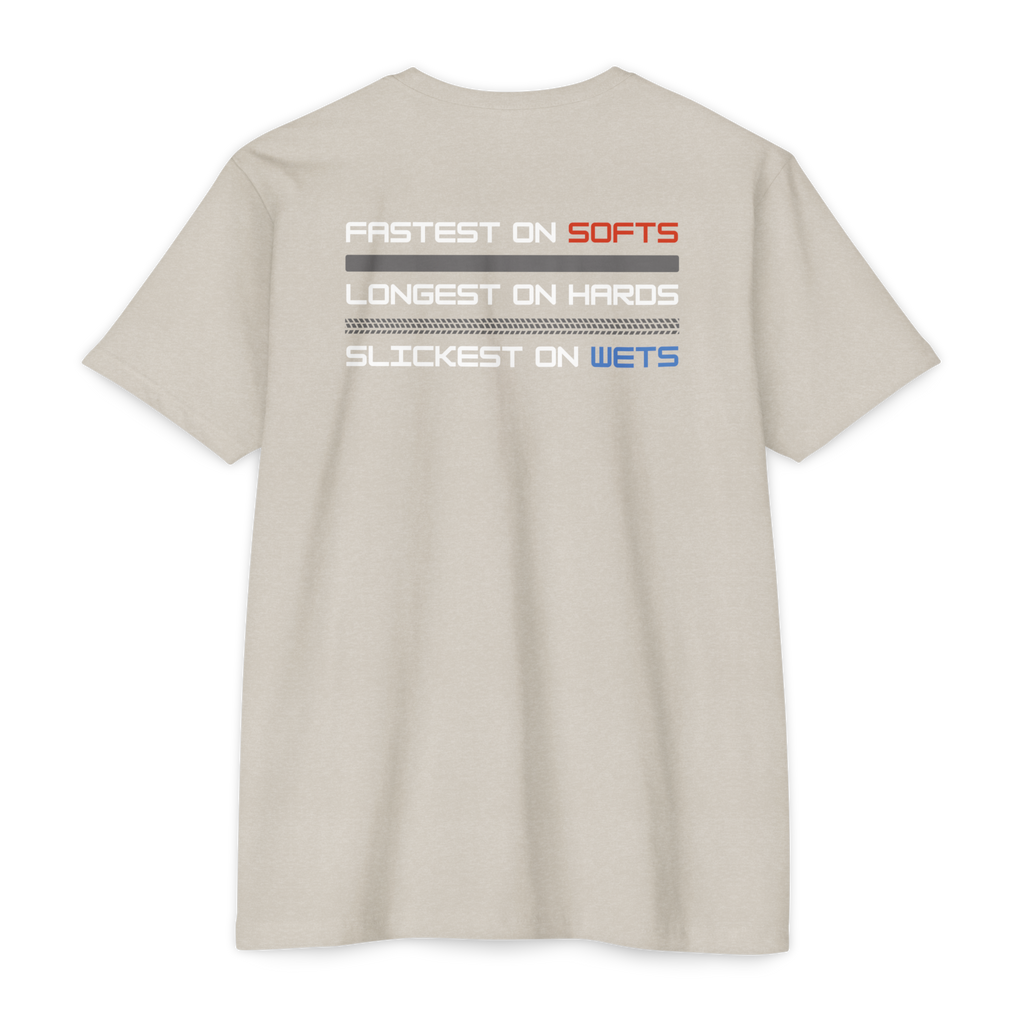 SOFT. HARD. WET graphic T-shirt | back print