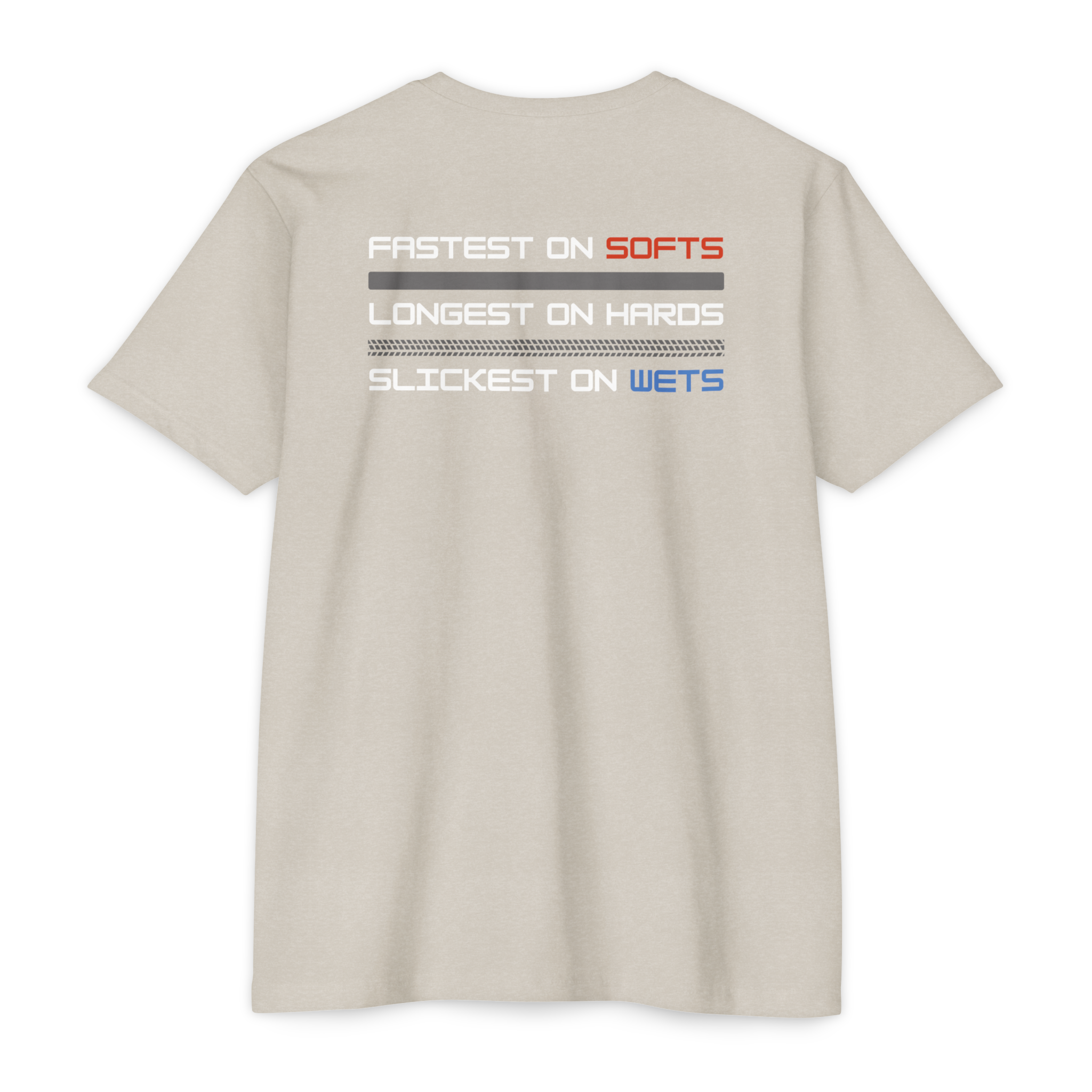 SOFT. HARD. WET graphic T-shirt | back print