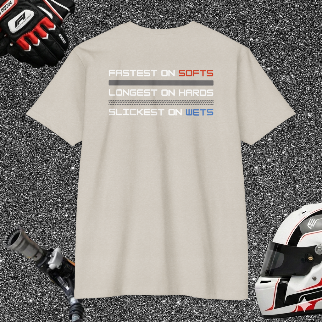 SOFT. HARD. WET graphic T-shirt | back print